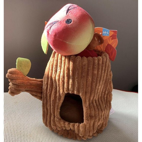 Bark Them Apples Dog Toy Squeaker Plush Treat Hiding 3 Pc Medium Large New Gift - Picture 3 of 12